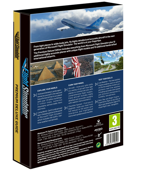 Microsoft Flight Simulator 2020 DVD - Premium Deluxe Edition