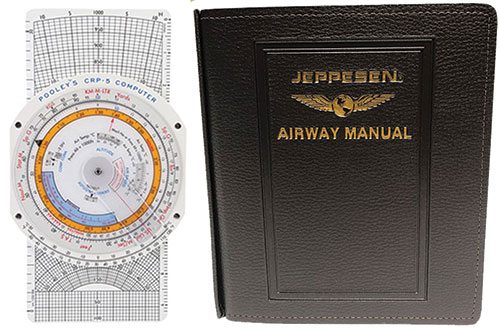 Combination CRP-5 and Jeppesen EASA-FCL General Student Pilot Route Manual GSPRM