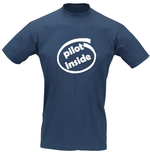 Slogan T-Shirt - PILOT INSIDE