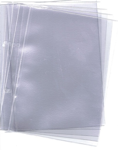 A5 Plastic Wallets x 5 (fits FB-7 kneeboard)