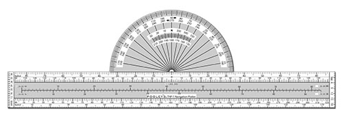 TNP-1 Plotter with Semi-Circular Protractor