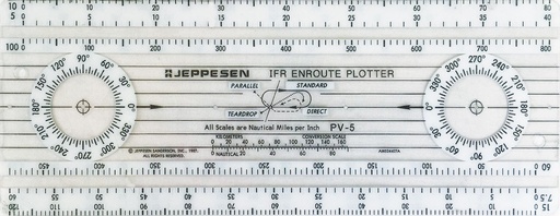 Jeppesen PV-5 IFR Enroute Plotter