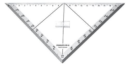 PP-8 Triangular Track Line Protractor